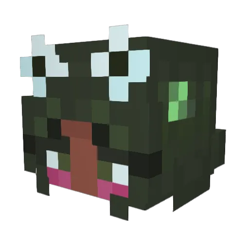 mochabeans_ Minecraft avatar head, 3D render