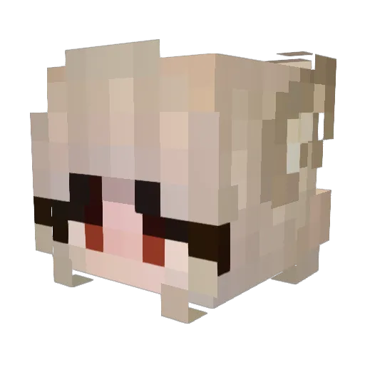 mochaeon Minecraft avatar head, 3D render