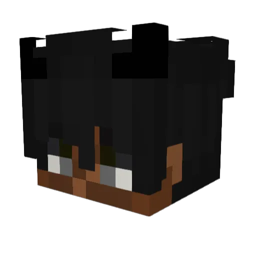 mochaoverall Minecraft avatar head, 3D render