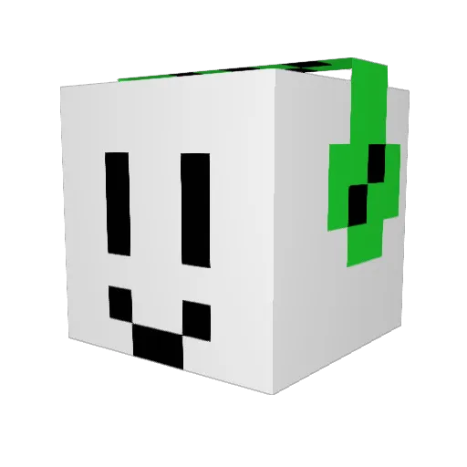 mochi9726 Minecraft avatar head, 3D render