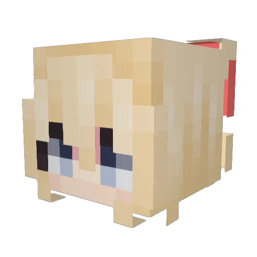 mochi_bam Minecraft avatar head, 3D render