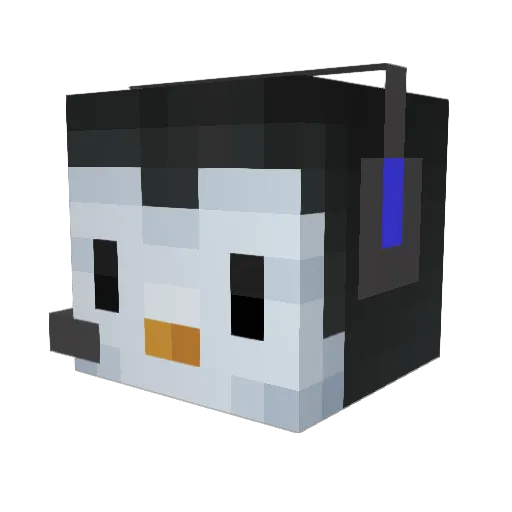 mochi_mocchi Minecraft avatar head, 3D render