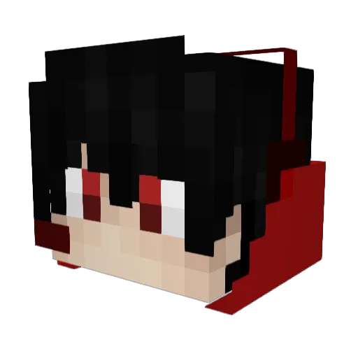mochiisfun Minecraft avatar head, 3D render
