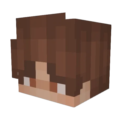 mochinut Minecraft avatar head, 3D render