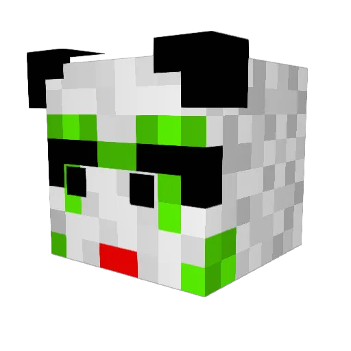 mochio39 Minecraft avatar head, 3D render