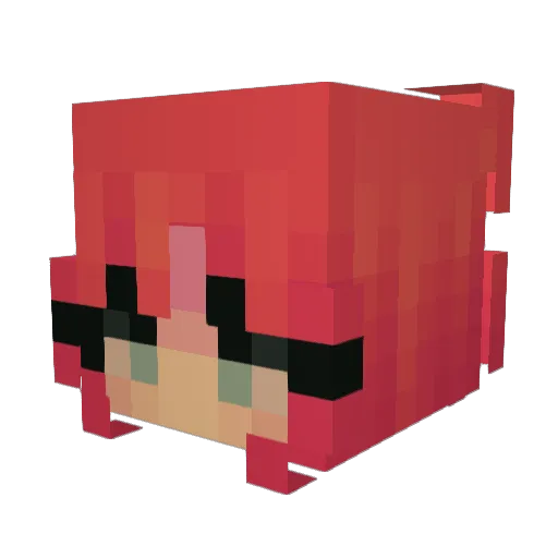 mochiory Minecraft avatar head, 3D render