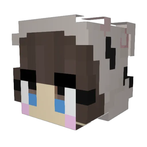 mochistitch Minecraft avatar head, 3D render