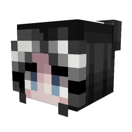 mochsty Minecraft avatar head, 3D render