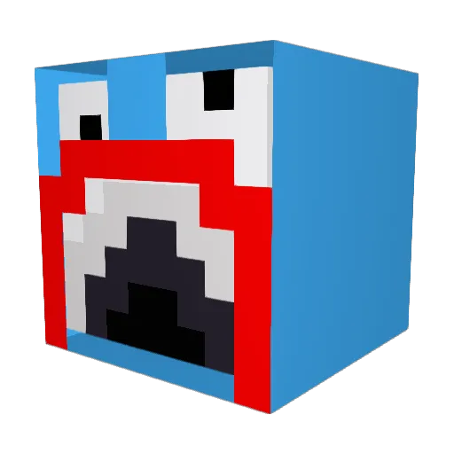 moddizzz Minecraft avatar head, 3D render