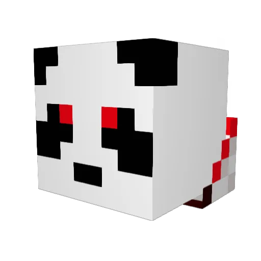 moddom9 Minecraft avatar head, 3D render