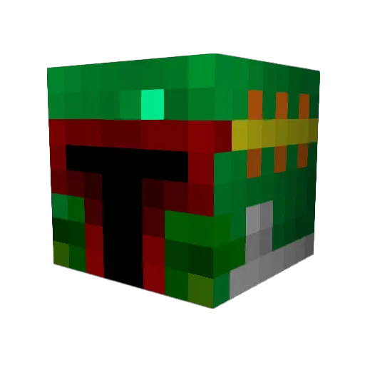 mode_lover Minecraft avatar head, 3D render