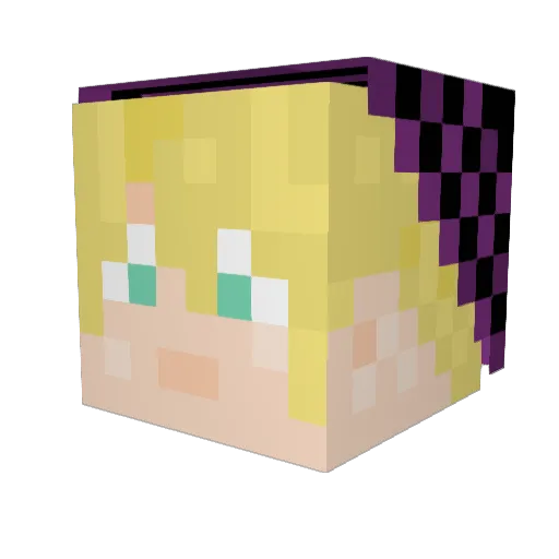 modernRecluse Minecraft avatar head, 3D render
