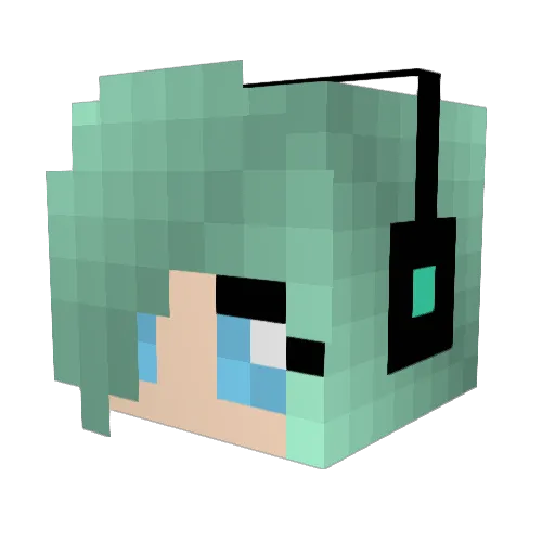 modestmouse5000 Minecraft avatar head, 3D render