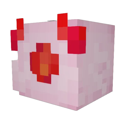 modrako Minecraft avatar head, 3D render