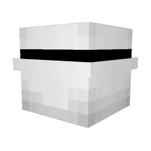 modushi_tag Minecraft avatar head, 3D render