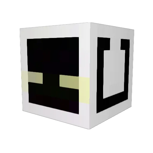 moe1231 Minecraft avatar head, 3D render