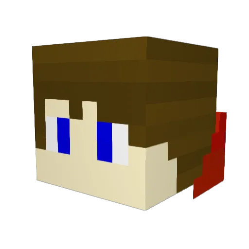 moedano241 Minecraft avatar head, 3D render