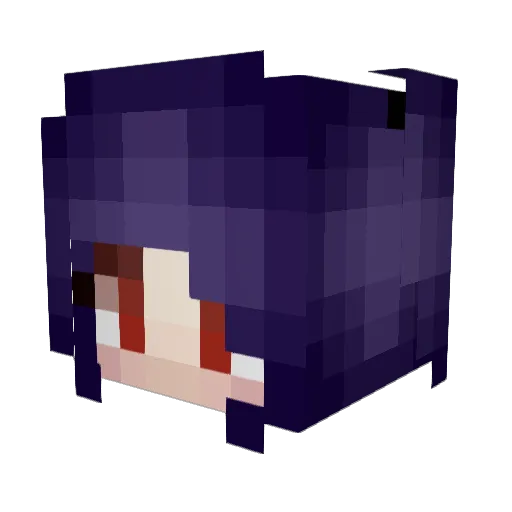 moefate Minecraft avatar head, 3D render
