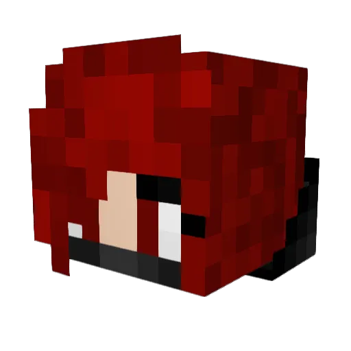 moehre84 Minecraft avatar head, 3D render
