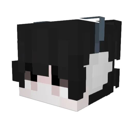 moeizcool Minecraft avatar head, 3D render