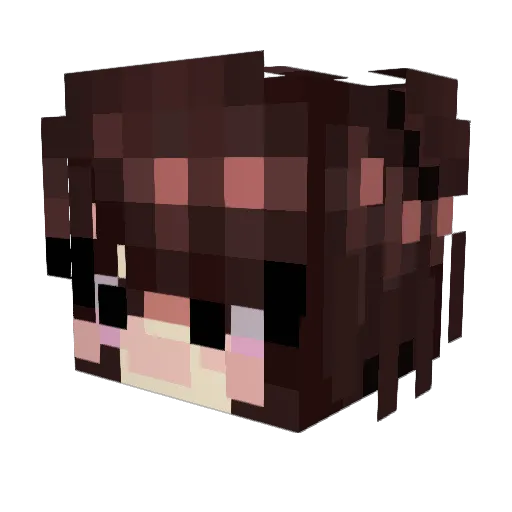 moelle731 Minecraft avatar head, 3D render