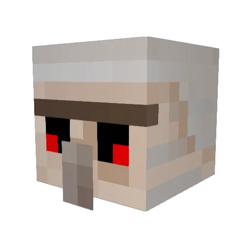moemoe5262 Minecraft avatar head, 3D render