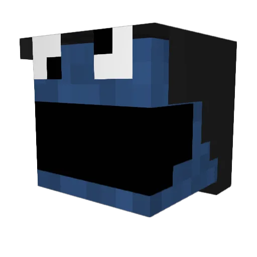moench97 Minecraft avatar head, 3D render
