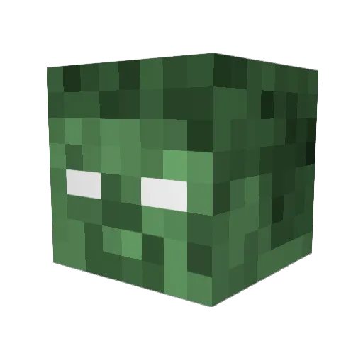 mof2013 Minecraft avatar head, 3D render