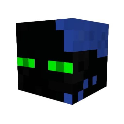 mofe1357 Minecraft avatar head, 3D render