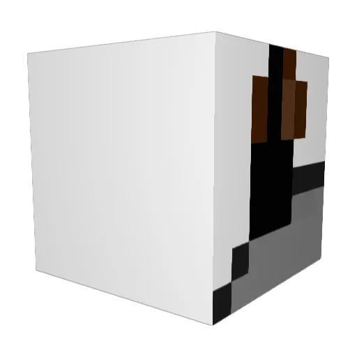 moffa13 Minecraft avatar head, 3D render