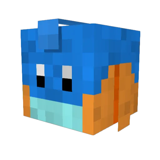 mog219 Minecraft avatar head, 3D render