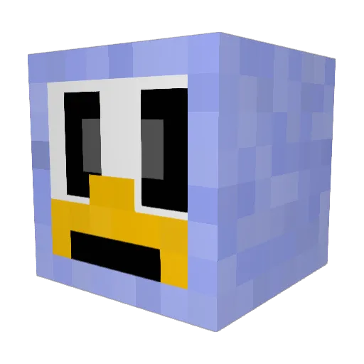 moga99 Minecraft avatar head, 3D render
