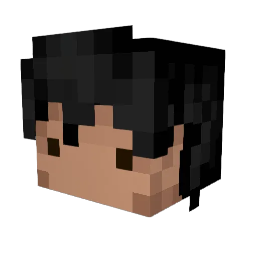 mogadon69 Minecraft avatar head, 3D render