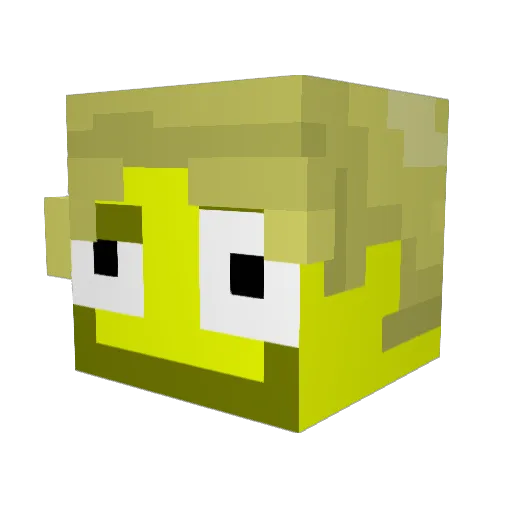 mogalts_namlx Minecraft avatar head, 3D render