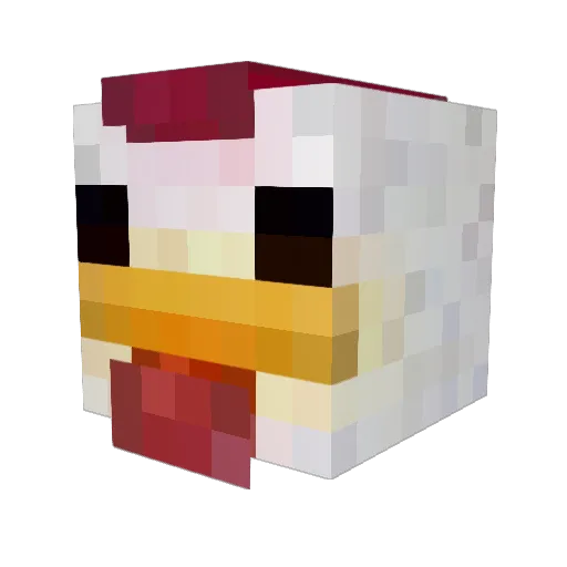 mogli14 Minecraft avatar head, 3D render