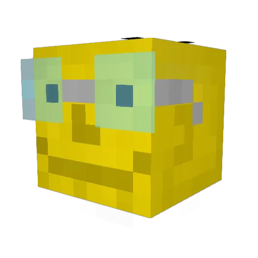 mogmog3173 Minecraft avatar head, 3D render