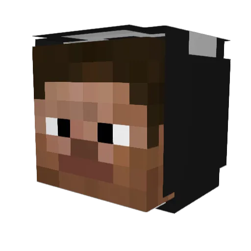 mogmogsahur Minecraft avatar head, 3D render