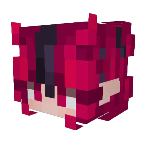 mogoel_ Minecraft avatar head, 3D render