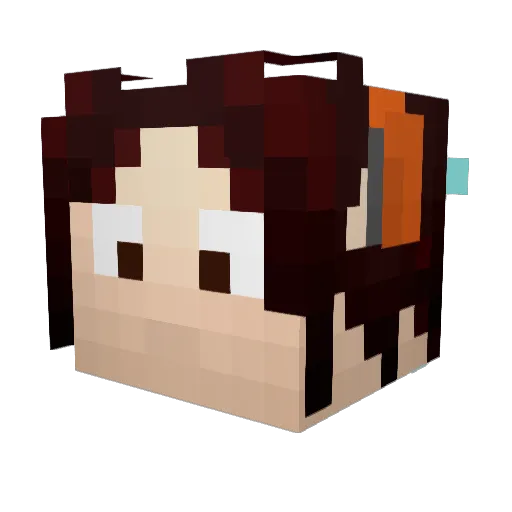 mograt62 Minecraft avatar head, 3D render