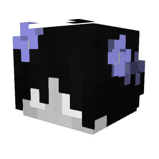 mogrification Minecraft avatar head, 3D render