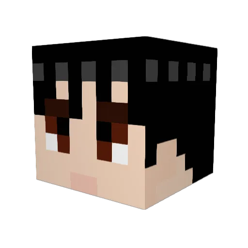 mogtan51 Minecraft avatar head, 3D render