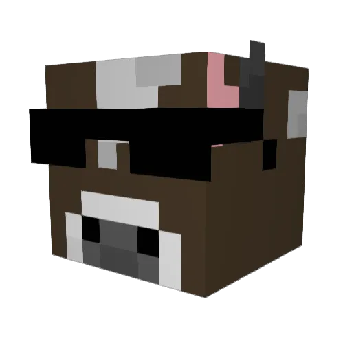moh6262 Minecraft avatar head, 3D render