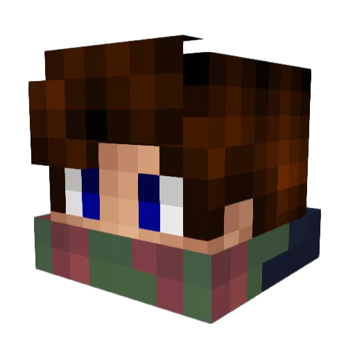 mohamed_619 Minecraft avatar head, 3D render