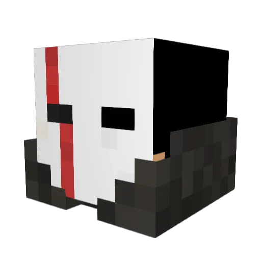 mohamedka Minecraft avatar head, 3D render