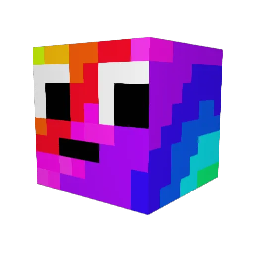 mohamedmohamed Minecraft avatar head, 3D render