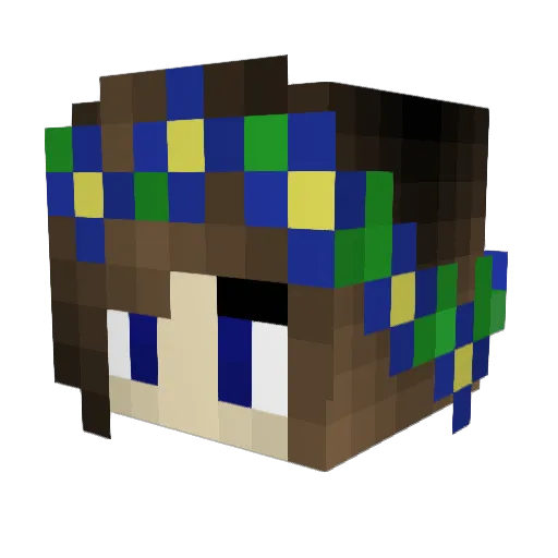 mohawk913 Minecraft avatar head, 3D render