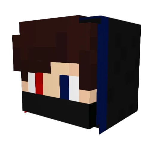 moherovi Minecraft avatar head, 3D render