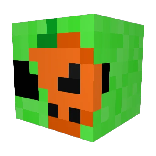 mohhamedhb Minecraft avatar head, 3D render