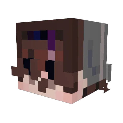 mohhert Minecraft avatar head, 3D render