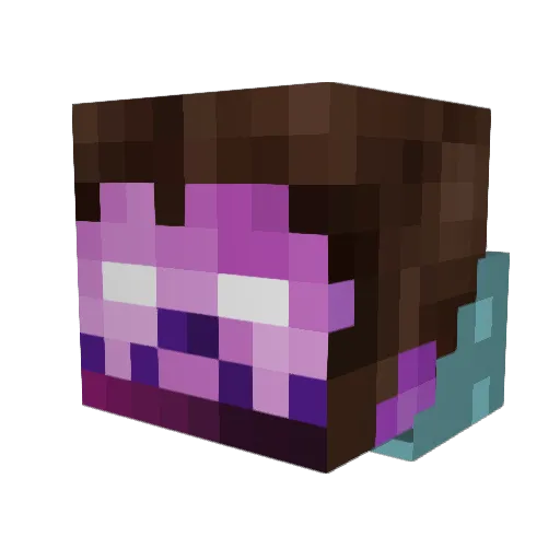 mohit Minecraft avatar head, 3D render